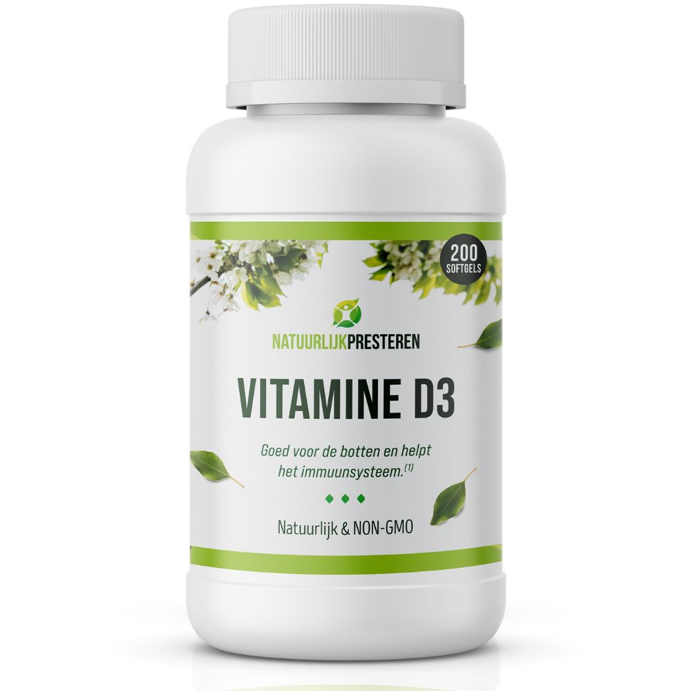 Vitamine D3 - 25 mcg - Natuurlijk Presteren