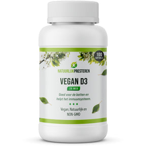 Vegan vitamine D3 25 mcg